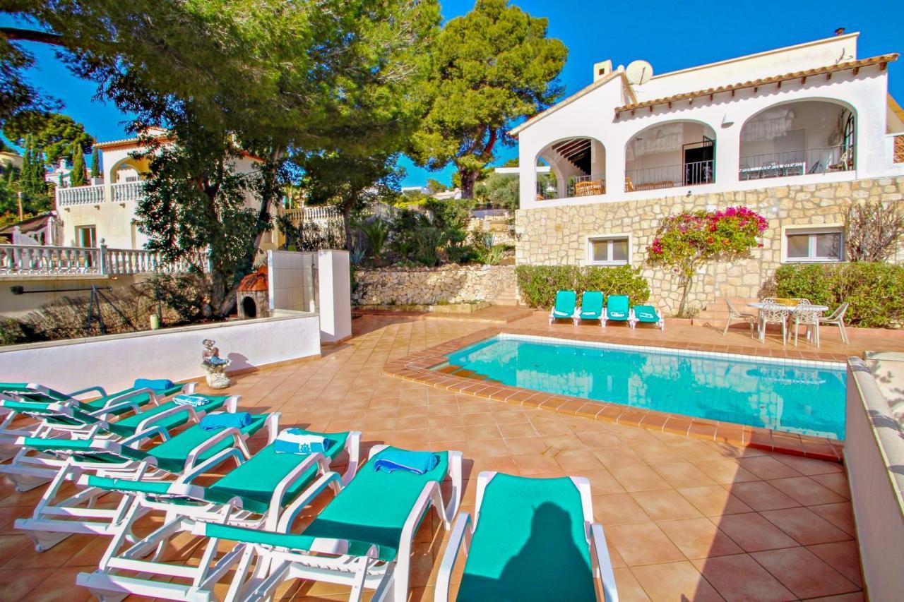 Dos Chicas - Sea View Villa With Private Pool In Moraira Teulada Dış mekan fotoğraf