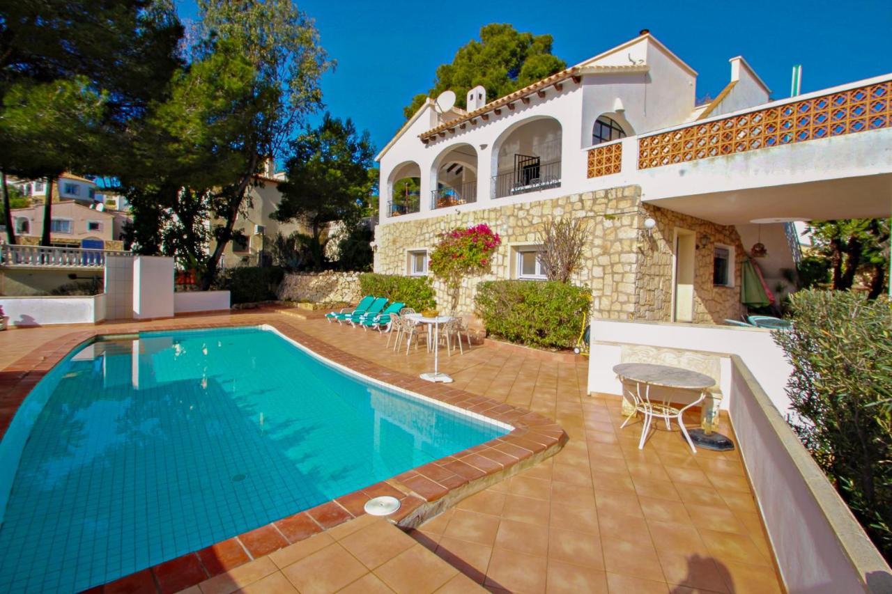 Dos Chicas - Sea View Villa With Private Pool In Moraira Teulada Dış mekan fotoğraf